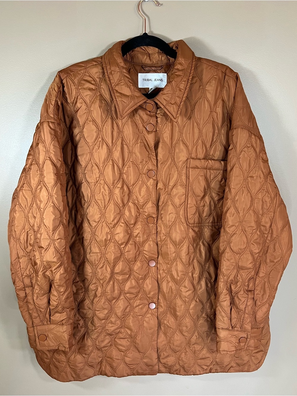 Tribal Quilted Puffer Jacket | XL